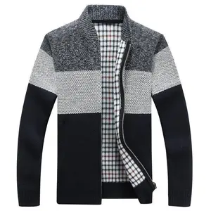 New Men’s Knitted Cardigan Jacket – Youthful Slim Fit, Colorful, for Spring and Autumn
