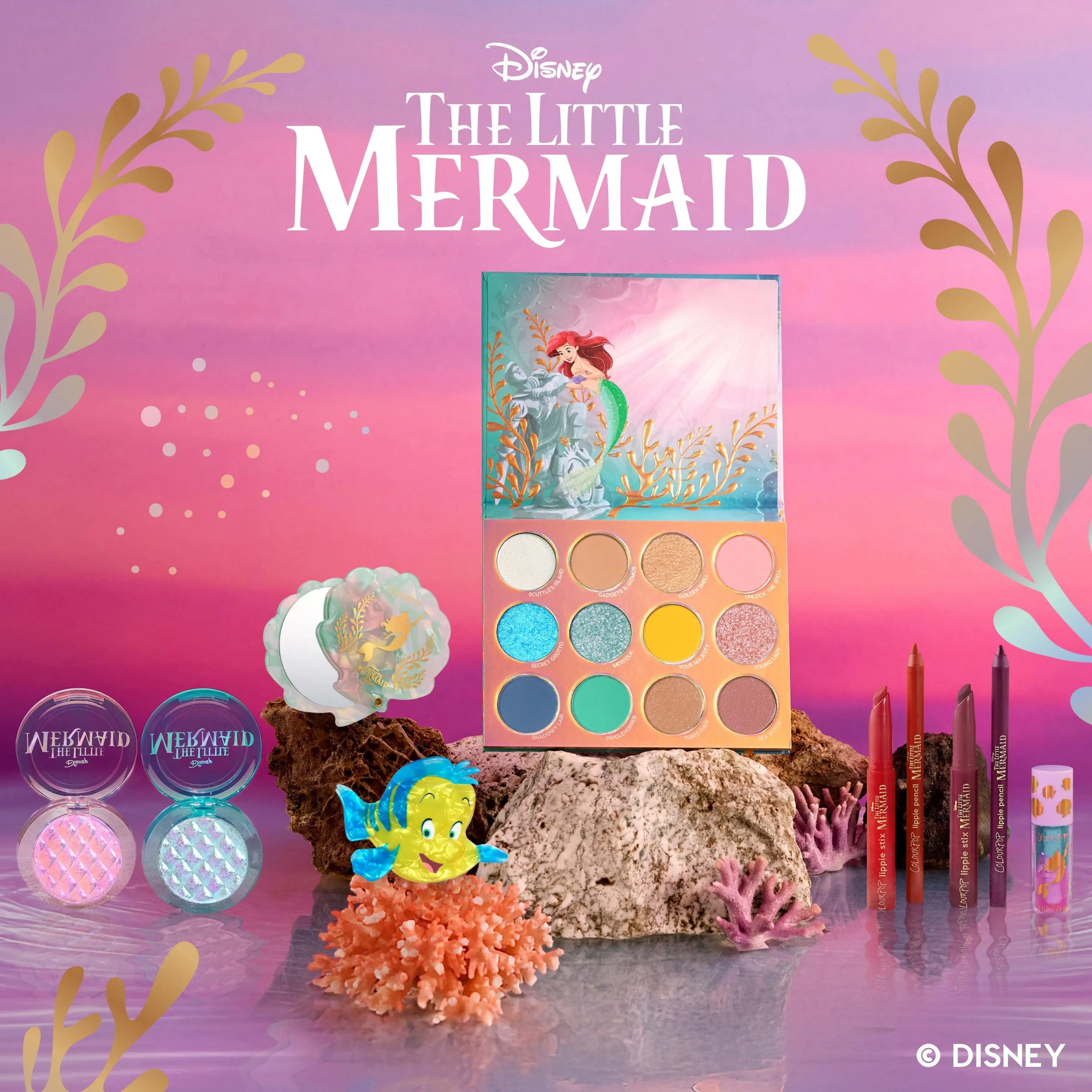 ColourPop & Disney's The Little Mermaid Collection