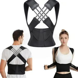 Unisex Posture Corrector – Comfortable, Breathable & Non-stuffy, Corrects Hunchback, Relieves Back Pain, Invisible "Back Brace" for Work, Home & Study