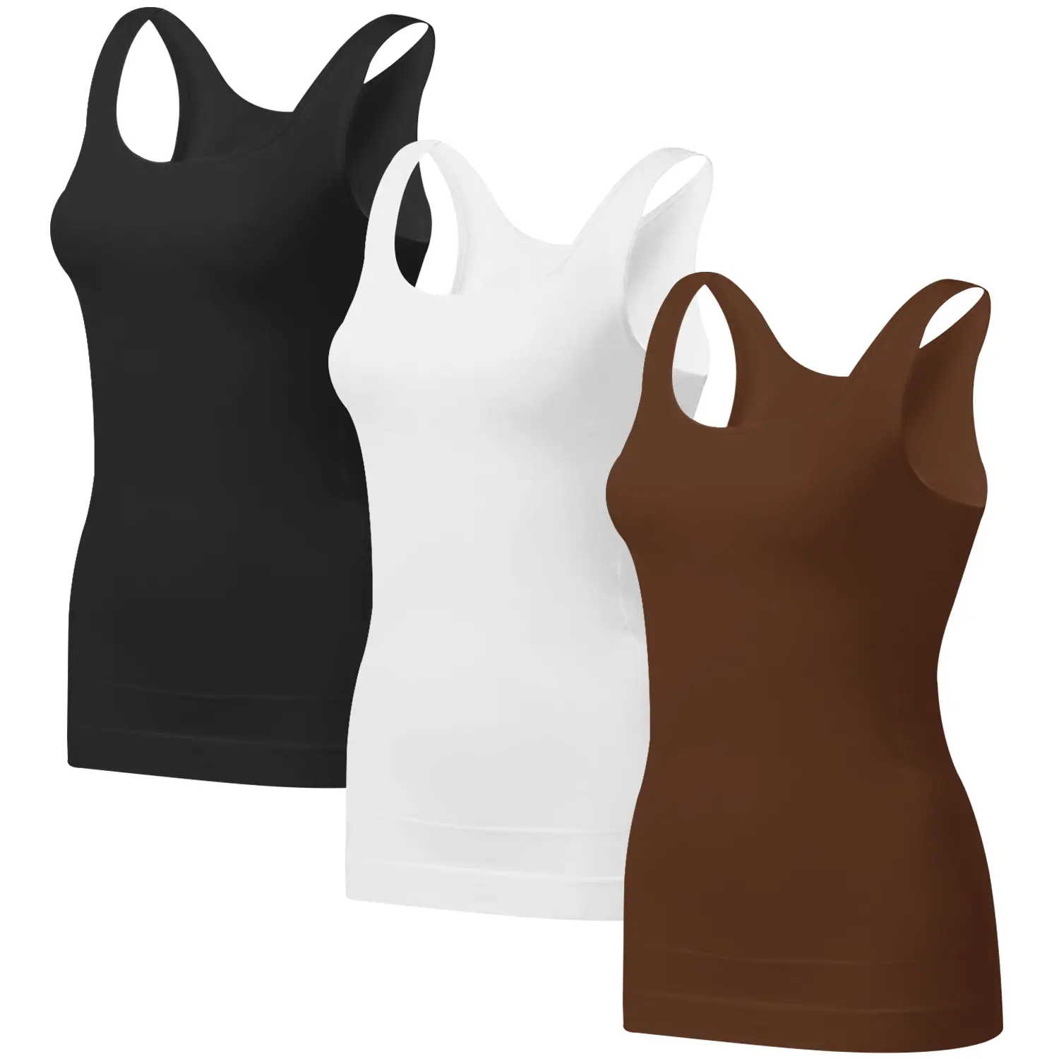 Black/White/Coffee 3pk