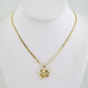 Cadenas & Colgantes - Chain W Pendants - 14K Real Color - Zircon Stone - 6mmX60cm