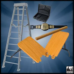 Grab The Cash & Belt 5 Piece Accessory Set for WWE & AEW Wrestling Action Figures