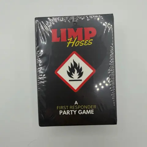 Limp Hoses Board Game - The Salty Paramedic First Responder Themed, 21+ Adults' Humorous Cards, Boredom Buster Casual Party Game with 100 Cards