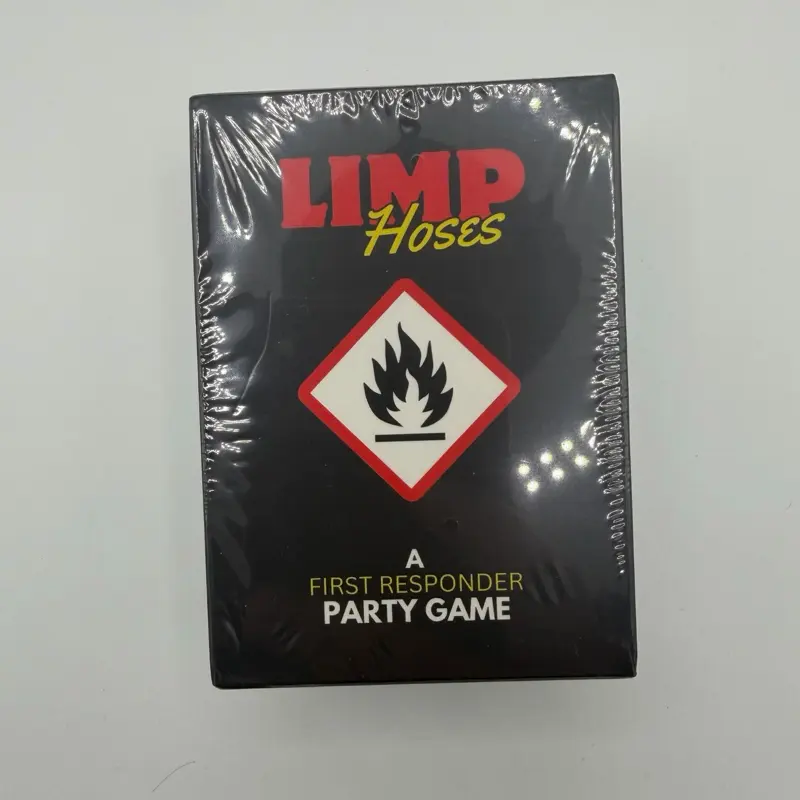 Limp Hoses Board Game - The Salty Paramedic First Responder Themed, 21+ Adults' Humorous Cards, Boredom Buster Casual Party Game with 100 Cards