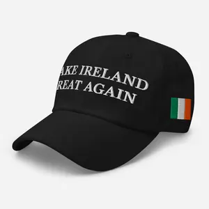 Make Ireland Great Again Hat - Conor McGregor Irish Presidential Run Inspired Embroidered Adjustable Green Cotton Dad Cap
