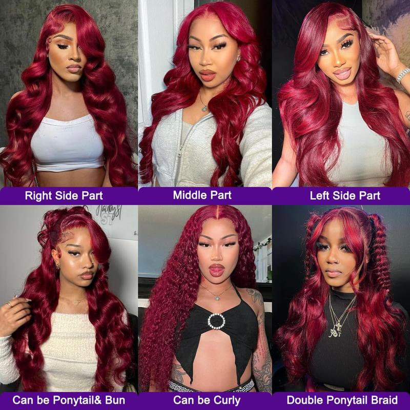 Chocolate Brown 13X6 13X4 HD Lace Front Wigs For Black Women PrePlucked With Baby Hair Body Wave Brazilian 100% Remy Human Hair