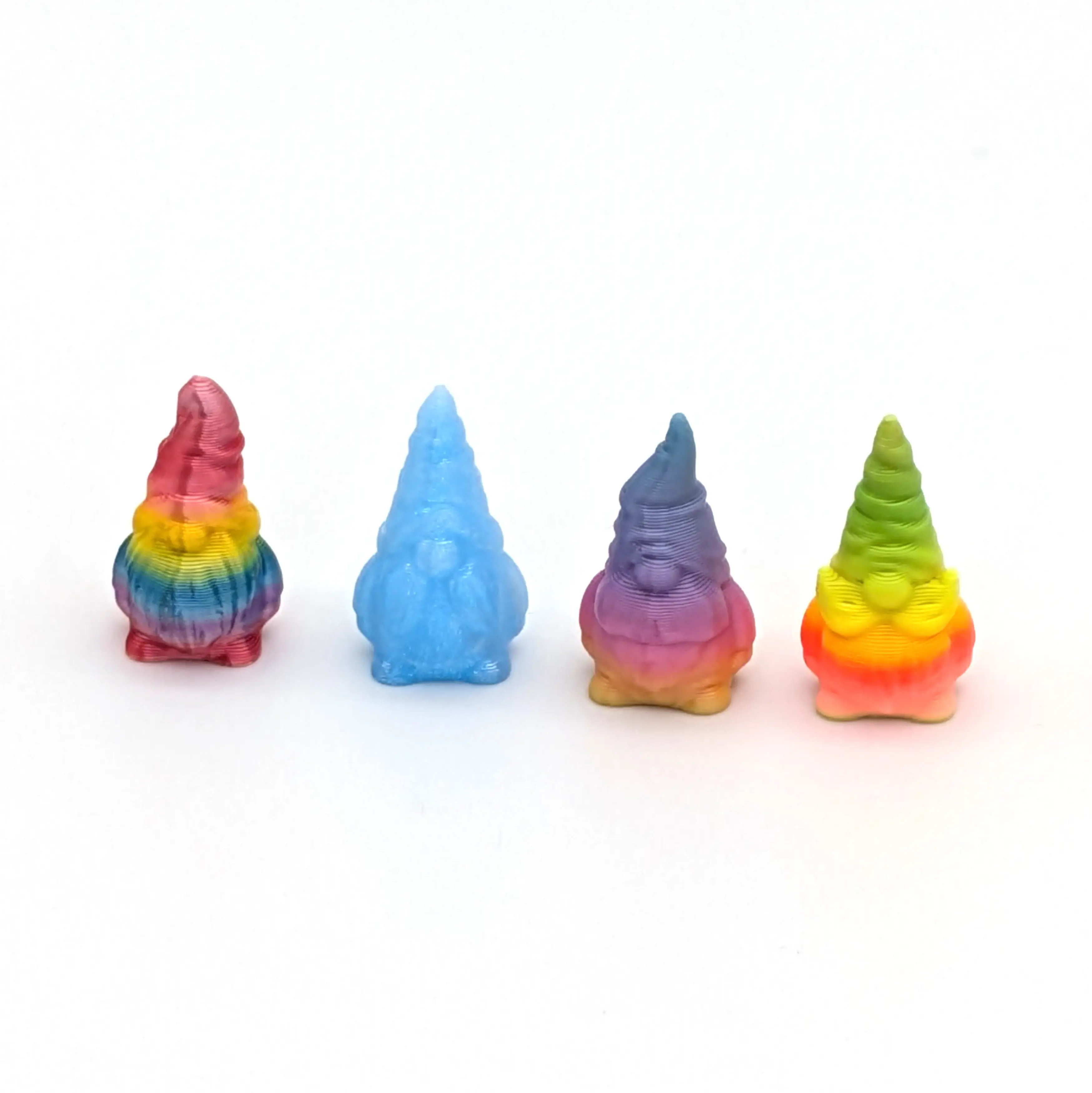 Tiny Gnomes - Micro Gnome Figurines - Four Fun Designs for a Whimsical Touch! - 100 Randomly Selected Decor Gift Magical Ornaments Fairy