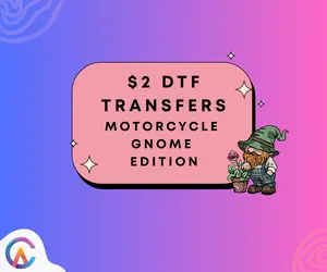 Motorcycle Gnomes DTF Transfer Sheets – $2 Gnome Designs for Tees & Gifts