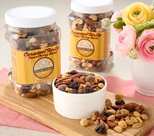Germack (2) 16oz Caramel Turtle Pecan Cherry Blend