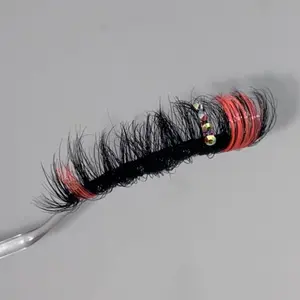 Extensions Look A Like Eyelashes with Decals & Rhinestones Glitter for Flawless Eye Makeup Cosmetic