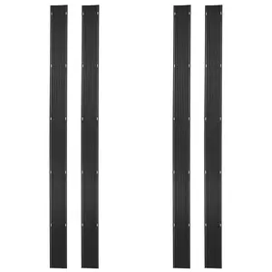 Black Ice 4 Pack 7' 10" Snowmobile Trailer Ski Guides for Friction-Free Loading
