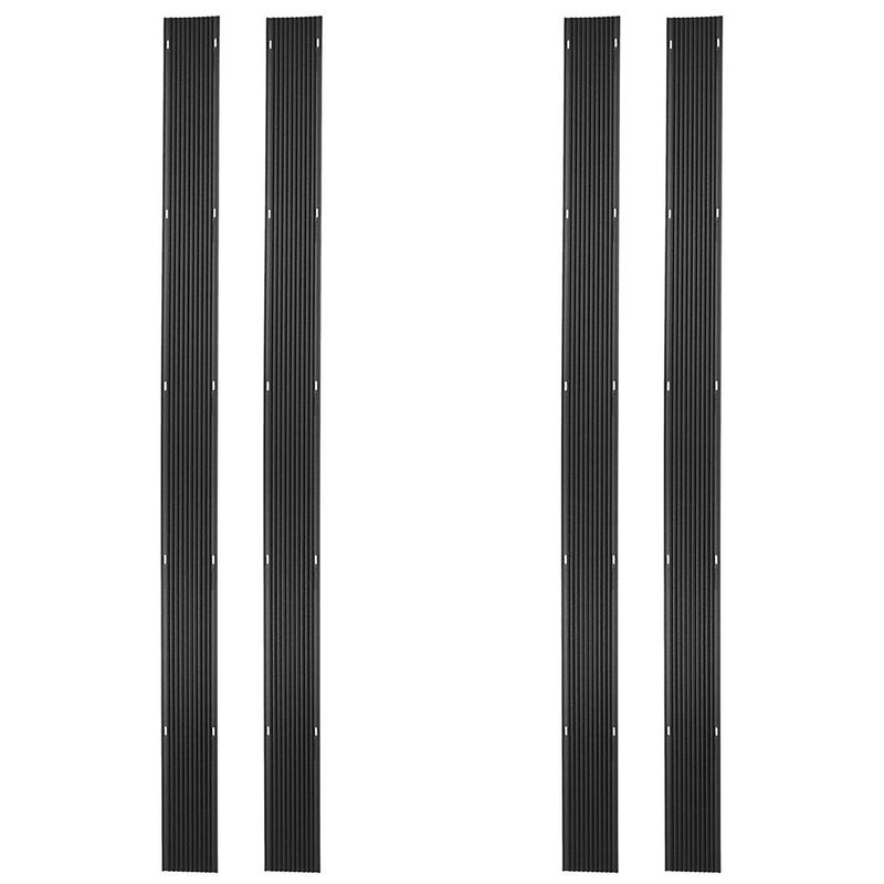 Black Ice 4 Pack 7' 10" Snowmobile Trailer Ski Guides for Friction-Free Loading