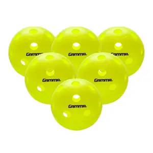 GAMMA Photon Indoor Pickleballs – 26‑Hole, 6‑Pack