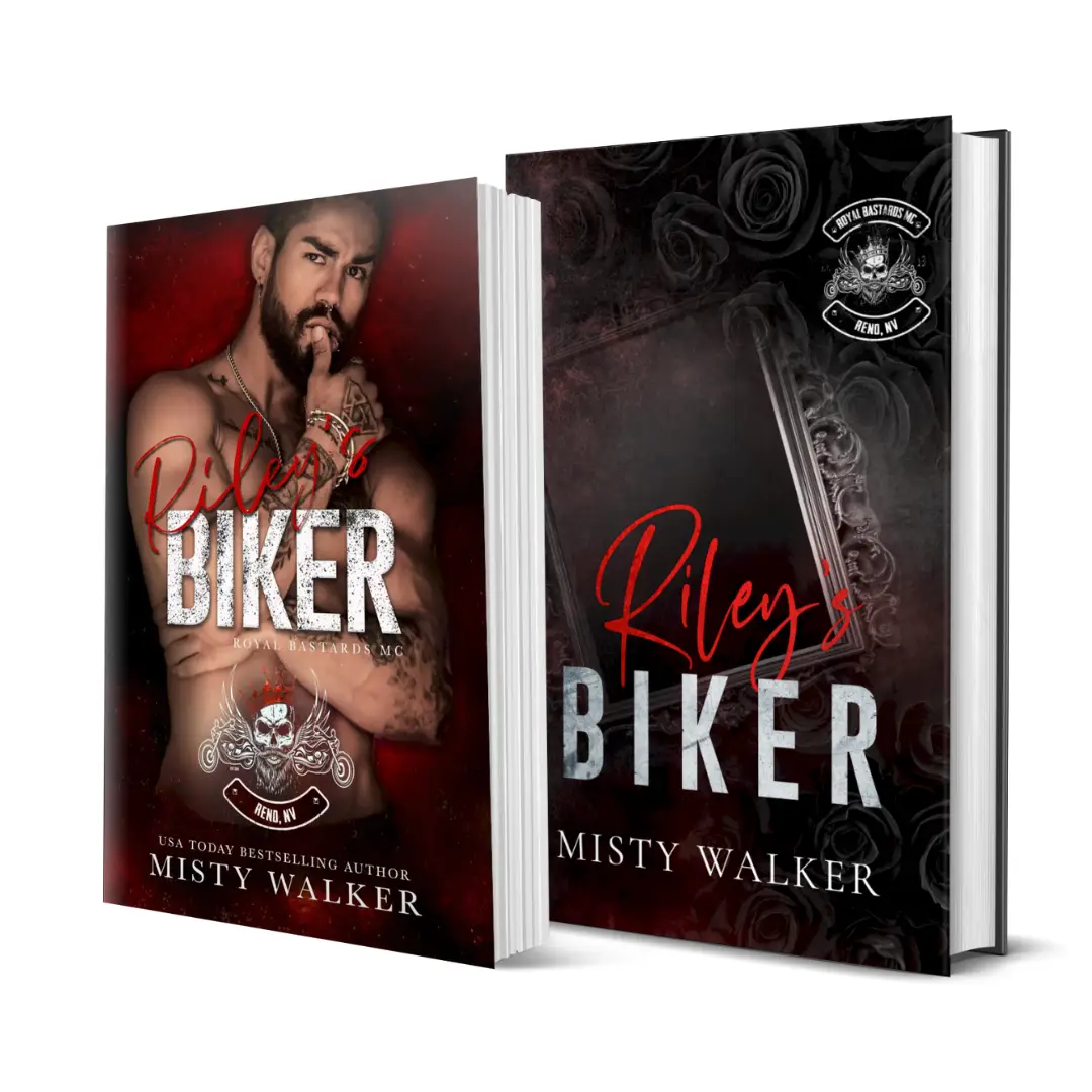 Riley's Biker Signed Regular Edition by Misty Walker - Age Gap Dark MC Romance (Paperback)
