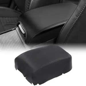G-PLUS- Fit For 11-22 Dodge Charger Leather Console Lid Armrest Replacement Cover Black G-PLUS