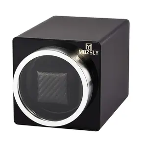 MOZSLY Watch Winder for Automatic Watches 12 Rotation Mode with Quite Motor Metal