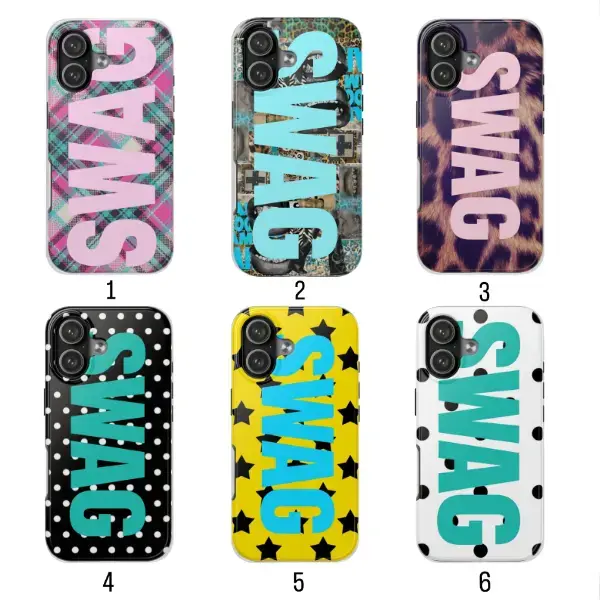 Y2K Retro Swag Aesthetic Shockproof Phone Case 2000s Vintage Protective Cover Covey Studio
