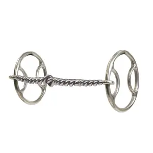 Equisential Fixed O-Ring Twisted Wire Snaffle Bit