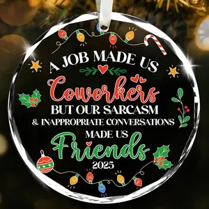 Gifts for Coworkers - Appreciation Present, Coworker Ornament, Thank You Gifts for Coworkers - Coworker Christmas Ornaments for Colleagues, Leader, Office, Friends - Christmas Ornaments