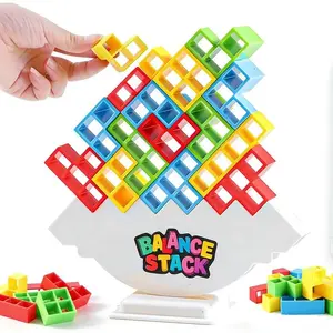 Stacking Tetris Blocks: A desktop balancing & stacking puzzle game for boys and girls — interactive, fun, and educational, perfect for family game nights and suitable for children and adults. An excellent construction toy and puzzle game for kids.