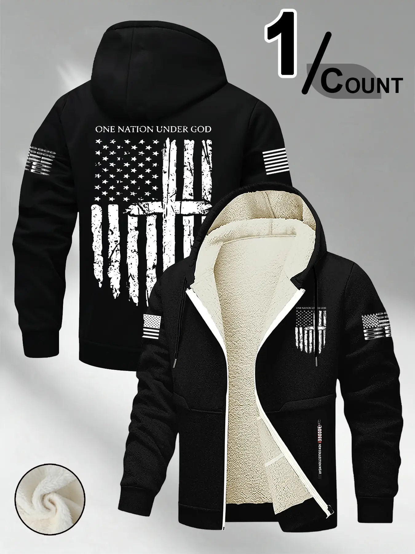 Men's Casual Fashion Hooded Sweatshirt, Graphic Letter Design, Long Sleeve, Loose-Fitting, Fall & Winter, Comfortable Warm Wear