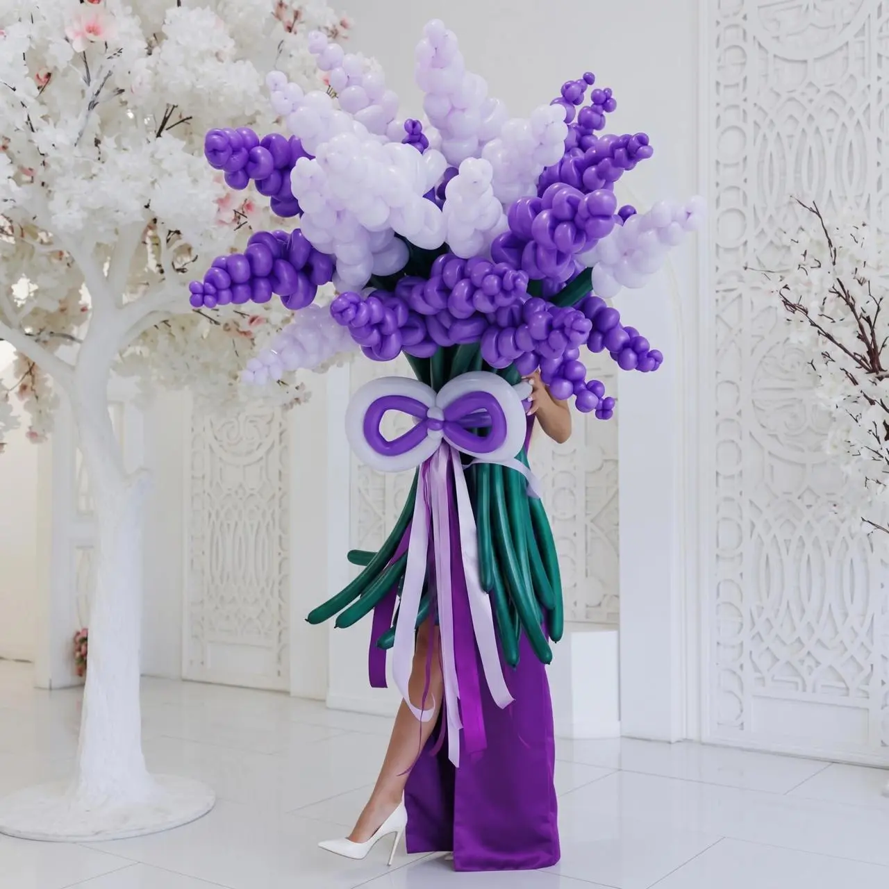 Lavender Balloon Bouquets
