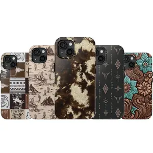 Vintage Western Phone Cases, Boho Tough Cases for IPhone, Rodeo Cowboy Phone Case, Howdy Cowgirl Cover