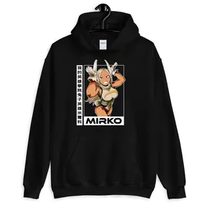 Unisex Rabbit Hero Mirko Hoodie Rumi Usagiyama Miruko BNHA MHA My Hero Academia