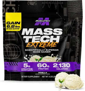Mass-Tech Extreme, Vanilla, 6 lbs (2.72 kg)