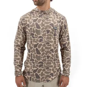 Migrator Performance Hoodie - Midwest Marsh Camo