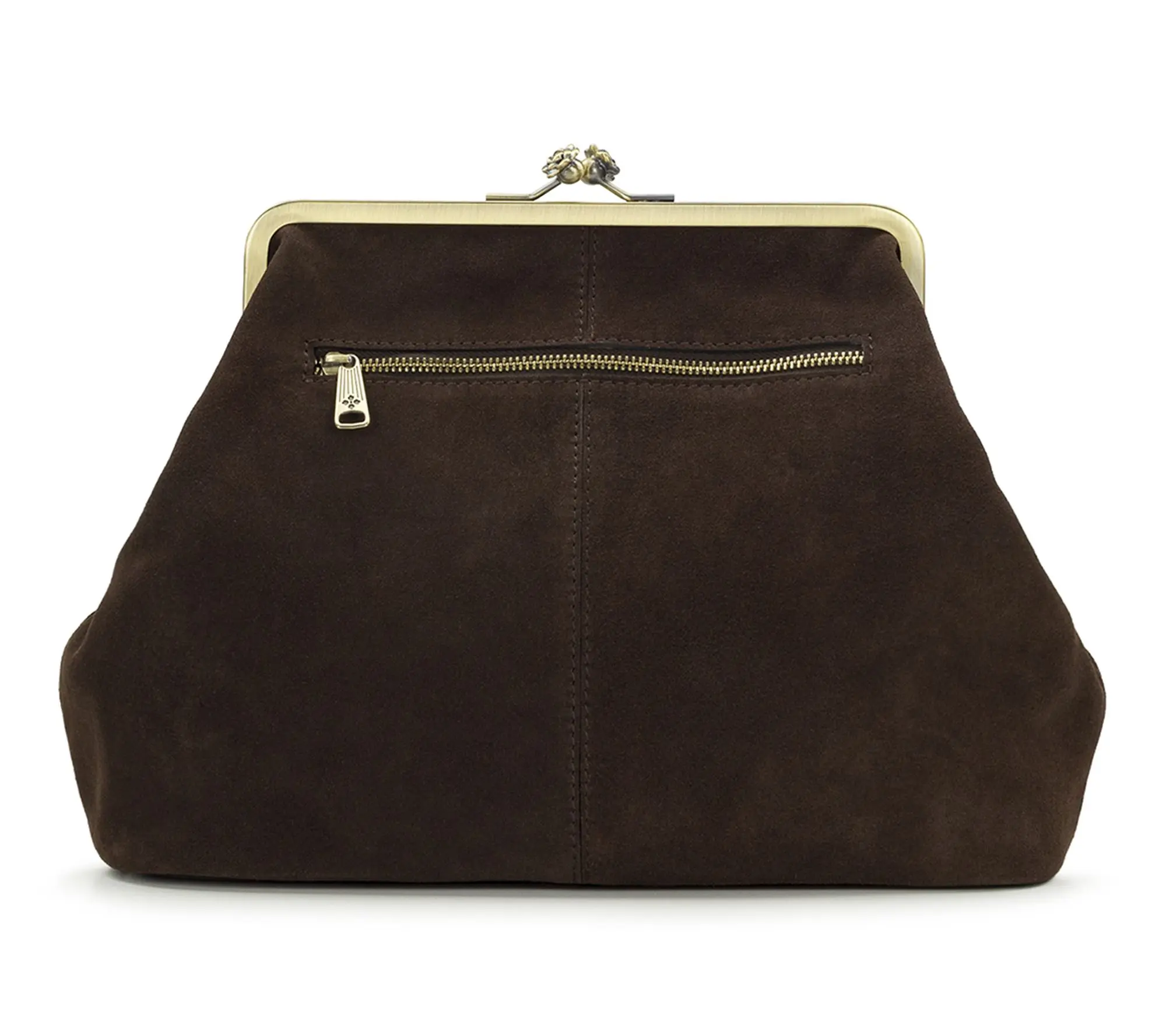 Patricia Nash Vivienne Medium Frame Crossbody -Suede Leather