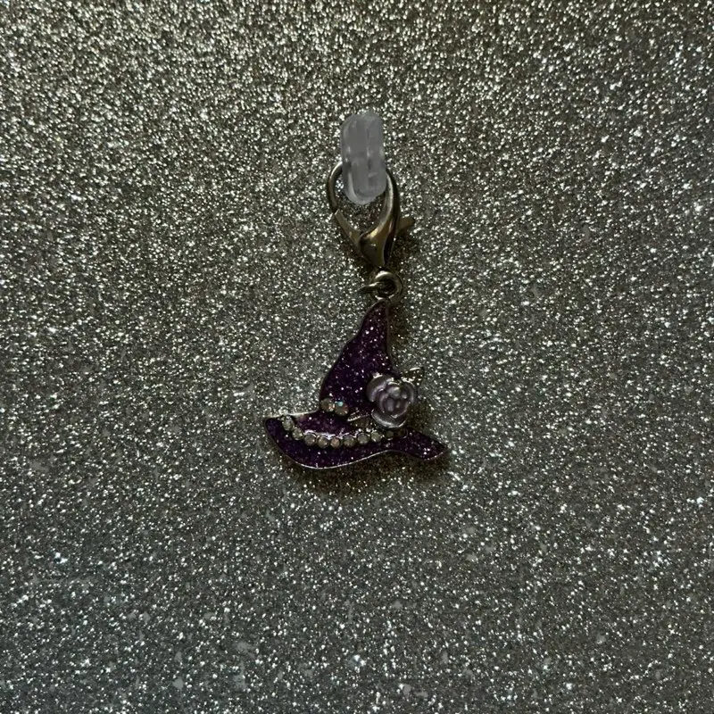 USB-C Dust Plug with Enchanted Witch Hat Charm