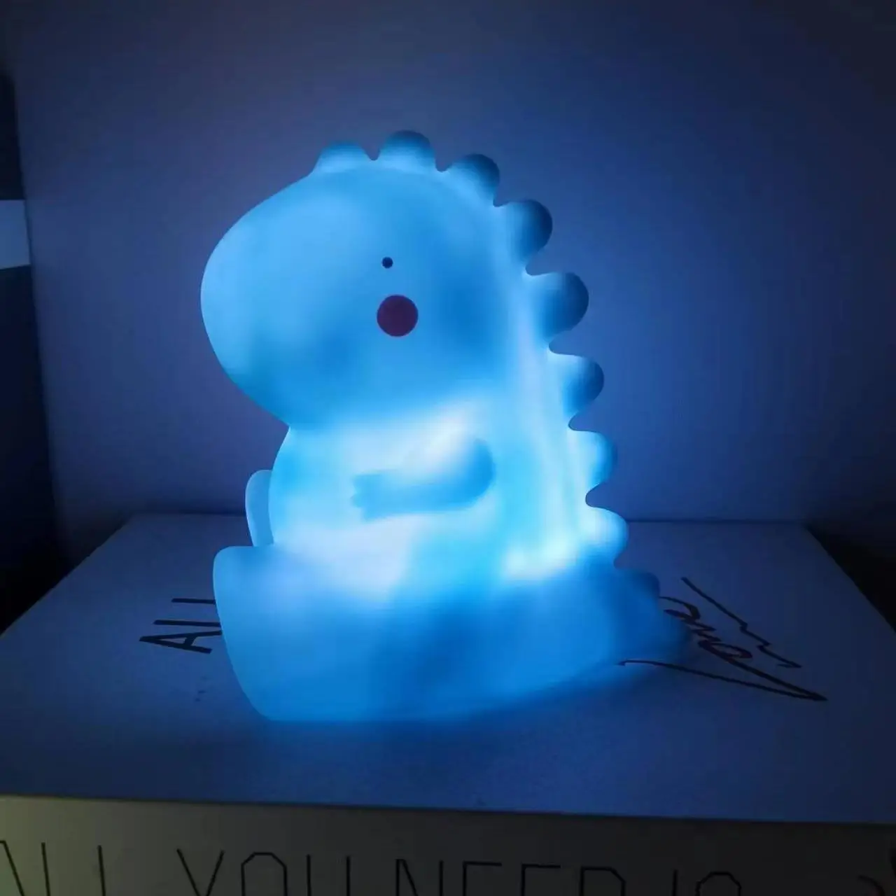 Cartoon Cute Dinosaur Design LED Lights for Bedroom, Cozy Corner Decor USB Rechargeable Cute Desktop Lamp, Atmosphere Bedside Night Light for Room Dec