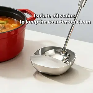 Pot Lid Holder, 1 Count Soup Spoon Rack, Cooking Spatula Rest Holder, Pot Lid Rest Stand, Tableware Storage Rack, Kitchen Supplies Kitchenware Home