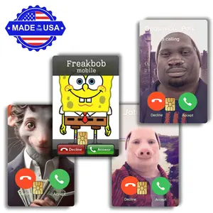 Freakbob Pay Mouse Pay John Pork Pay Decal Credit Card Cover Vinyl Skin Sticker