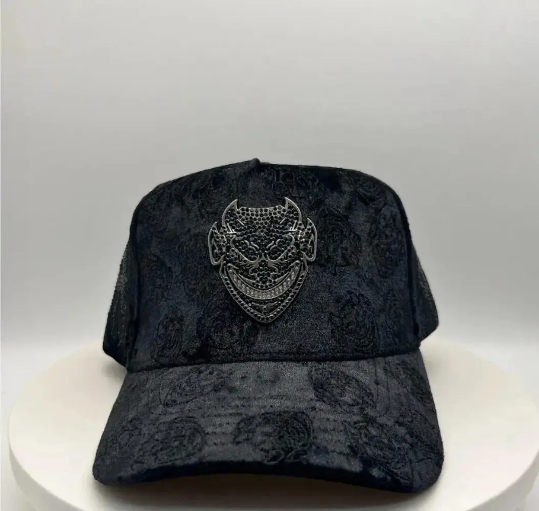 Chucky Hats Lucifer Diablo Black Suede Cap, Generic G5 Quality