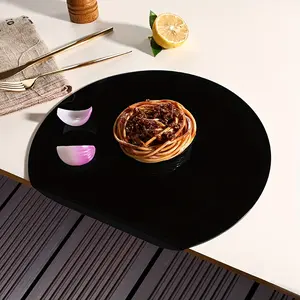 Food-grade Material Exquisite Cutting , Semi-circular Design for Fruit and Bread Cutting, Acrylic Cutting  with Countertop Lip   Multi-Function Kitchen Eco-Friendly Board Chopping Non-slip