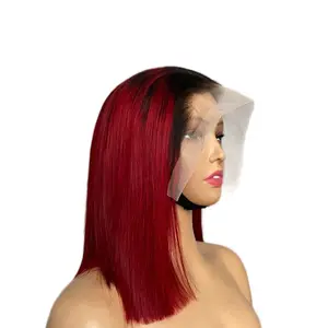 Bob Wig 12 Inches Human Hair - Fashion Accessory
