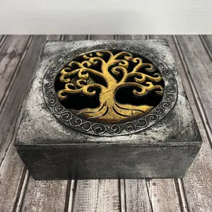Carved Wood Box