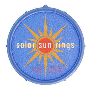 XL Solar Cover Sun Rings - 5' Round Passive Solar Pool Heating - Sunburst
