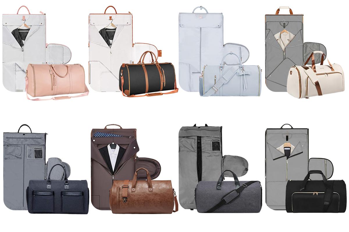 Lefame Travel Duffle Bag with Shoe Compartment, Foldable Carry-On Weekender Bag for Men and Women, Oxford Cloth Overnight Bag with Organized Pockets and Adjustable Shoulder Strap