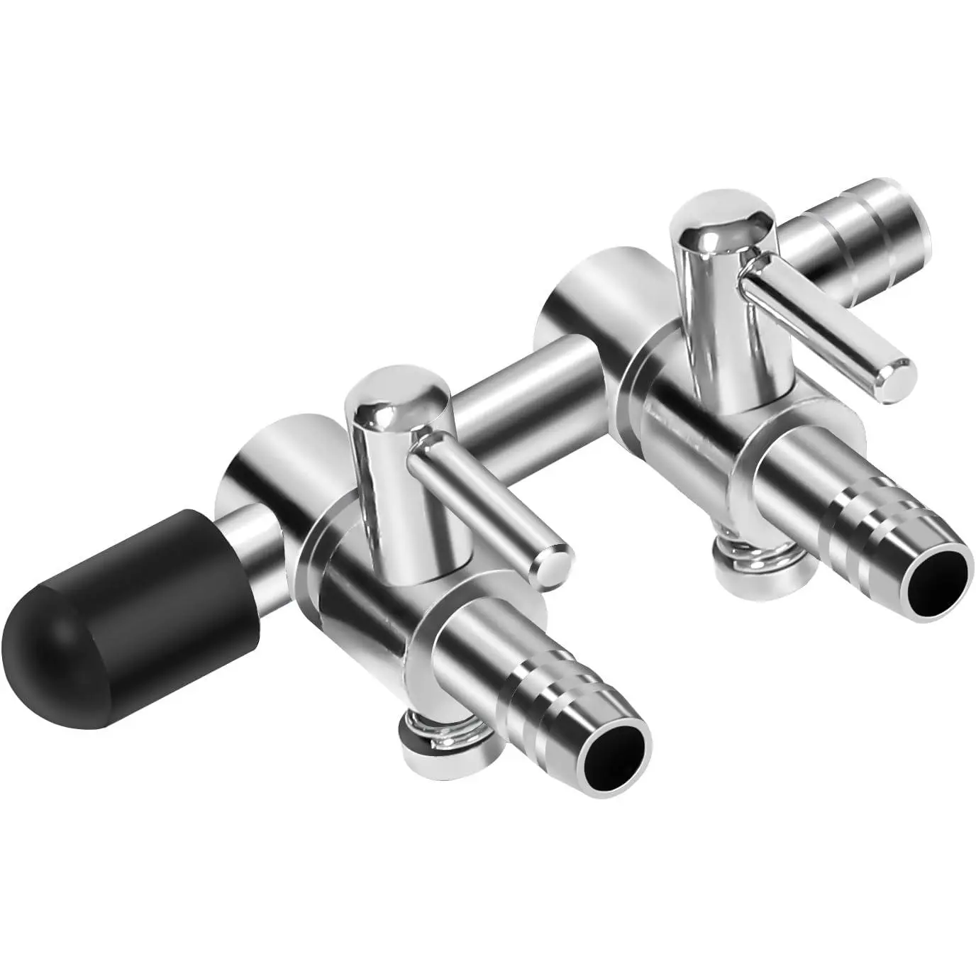 Aquarium Air pump Splitter,Fish Tank Air Valve, Metal Control Valve for Pump Accessories(X-Small 2 Way)