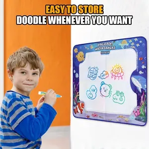 Magic Watercolor Painting Pad with Ink, Reusable Washable Art Canvas, Portable Watercolor Activity Toy, No Stains DIY Crafts, Art Supplies