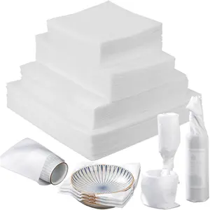 200 count Dish Packing Supplies for Moving, 4 Sizes (16"x12", 12"x12", 12"x7.8", 7.8"x7.8") Cushion  Pouches for Moving, Shipping and Storage, Moving Supplies for Fragile Items, Packing Material Kit