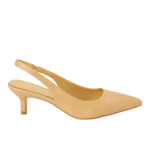 BEACH by Matisse Womens Grazia Slingback Pumps Dress Casual Casual Mid Heel 2-3" - Beige