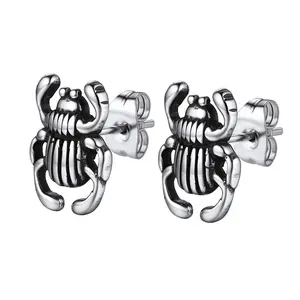 PROSTEEL Ladybug Earring Stainless Steel Funky Animal Earrings Jewelry Unisex For Men Women with Gift Box