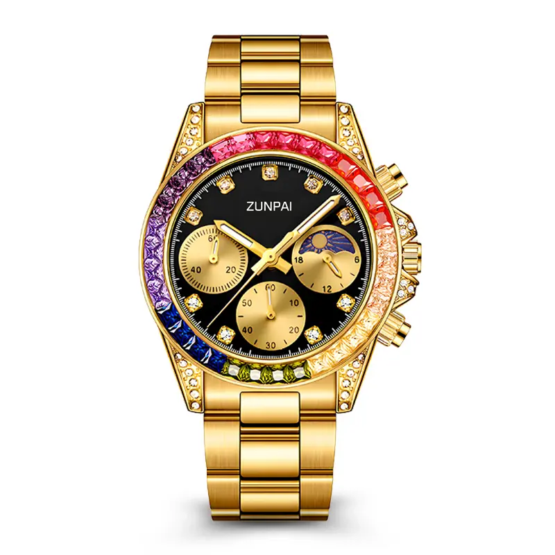Men’s Steel Band Wristwatch, Classic Sport Business Style for Birthday and Holiday Gifts - WSD551+YY