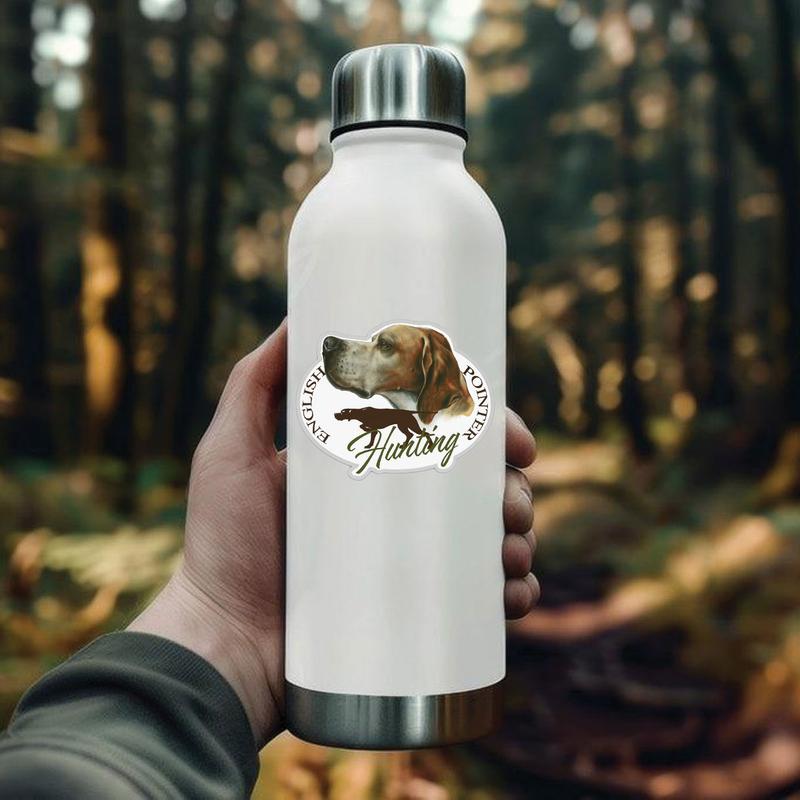 English Pointer Hunting Dog Sticker, Gun Dog Vinyl Decal for Hunters, Perfect for Car, Truck, Laptop, Cooler, or Gift for Dog Lovers