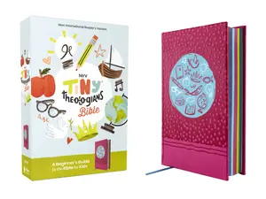 NIrV, Tiny Theologians Bible, Leathersoft over Board, Pink, Comfort Print: A Beginner’s Guide to the Bible – for Kids
