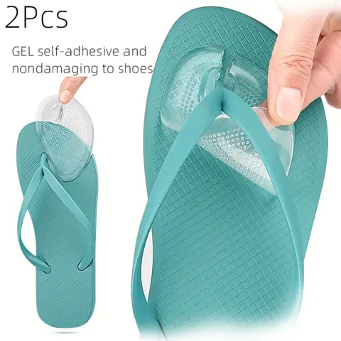 Non-Slip Toe Pad for Sandals, Self-Adhesive, Secure Fit, Honeycomb Design, Washable, Unisex, Summer, Comfortable, Suitable for Flip-Flops and Slippers